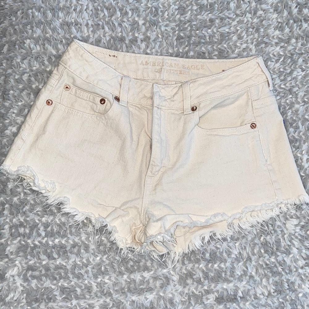 High Rise Jean Shorts